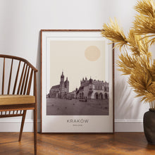 Kraków Poster Print, Kraków Travel Poster, Kraków Minimalistic Wall Art, Kraków, Poland 1882437861