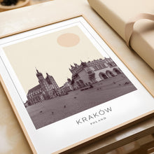 Kraków Poster Print, Kraków Travel Poster, Kraków Minimalistic Wall Art, Kraków, Poland 1882437861
