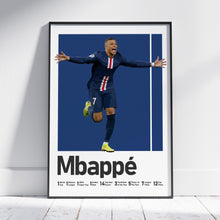 Kylian Mbappe Football Poster, Minimalist Soccer Wall Art, Mbappe Celebration Print, Modern Sports Decoration 1462684628