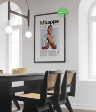 Kylian Mbappe Poster, Real Madrid Football Team, Soccer Player Poster, Minimalist Wall Art 4354893639