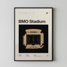 LAFC Poster, Los Angeles BMO Stadium Soccer Print, Mid Century Modern Football Poster,-F13GDB