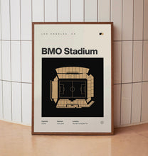 LAFC Poster, Los Angeles BMO Stadium Soccer Print, Mid Century Modern Football Poster,-F13GDB