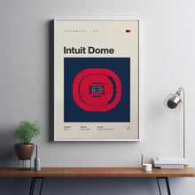 LA Clippers Poster, Los Angeles Intuit Dome Print, NBA Wall Art, Mid Century Modern, Ba-DTCOK3
