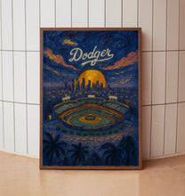 LA Dodgers Poster, Los Angeles Dodger Stadium Print, Modern Baseball Poster, Sports Bedroom Wall Art, Minimalist Home Decor, Birthday Gifts 1
