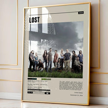 LOST TV Show Poster, Mystery Drama Series Print, Island Survival Wall Art, Retro TV Decor, 2000s Cult Show Illustration 4332607419