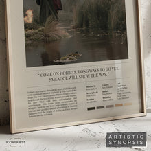 LOTR Movie Poster Set  Two Posters Included  Frodo Swamps Scene  The Two Towers  Movie Quote  Minimalist Print Download 1684912481