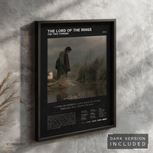 LOTR Movie Poster Set  Two Posters Included  Frodo Swamps Scene  The Two Towers  Movie Quote  Minimalist Print Download 1684912481