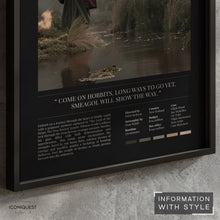 LOTR Movie Poster Set  Two Posters Included  Frodo Swamps Scene  The Two Towers  Movie Quote  Minimalist Print Download 1684912481