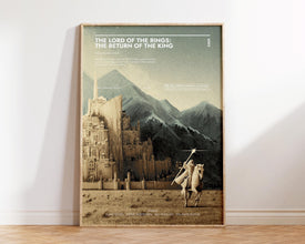 LOTR Return of The Kings Movie Poster, Classic Blockbuster Movie, Minimalist Movie Poster, Modern Movie Poster, Lord Of The Rings Poster 1878214232