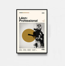Léon The Professional Movie Poster, Leon The Professional Print, Movie Poster, Midcentury Art, Minimalist Art, Retro Poster, Vintage Poster 1833128143