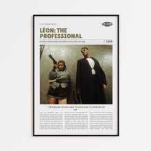 Léon  Leon The Professional, Luc Besson, Retro Movie Poster, Custom Movie Poster 4421169930