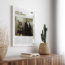 Léon  Leon The Professional, Luc Besson, Retro Movie Poster, Custom Movie Poster 4421169930