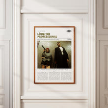 Léon  Leon The Professional, Luc Besson, Retro Movie Poster, Custom Movie Poster 4421169930