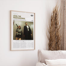 Léon  Leon The Professional, Luc Besson, Retro Movie Poster, Custom Movie Poster 4421169930