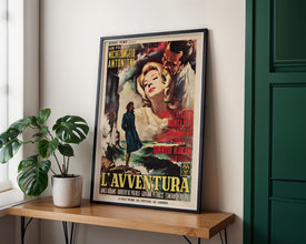 L’Avventura Movie Poster Michelangelo Antonioni Italian Cinema Art Print Vintage L’Avventura Film Poster Classic Italian Movie Poster 4381691661