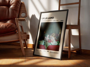 La La Land Movie Poster, Ryan Gosling and Emma Stone Starring La La Land Film Poster Print, Alternative Movie Poster, Cinematic Room Decor 1867097484