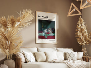 La La Land Movie Poster, Ryan Gosling and Emma Stone Starring La La Land Film Poster Print, Alternative Movie Poster, Cinematic Room Decor 1867097484