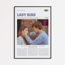 Lady Bird, Greta Gerwig, Retro Movie Poster, Custom Movie Poster 4421169048