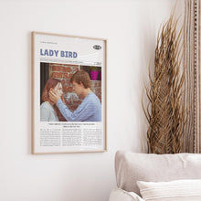 Lady Bird, Greta Gerwig, Retro Movie Poster, Custom Movie Poster 4421169048