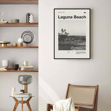 Laguna Beach City Art Print  Laguna Beach Poster  Laguna Beach Wall Art  Mid Century Poster  Travel Print Art  California 1565524612