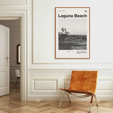 Laguna Beach City Art Print  Laguna Beach Poster  Laguna Beach Wall Art  Mid Century Poster  Travel Print Art  California 1565524612