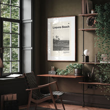 Laguna Beach City Art Print  Laguna Beach Poster  Laguna Beach Wall Art  Mid Century Poster  Travel Print Art  California 1565524612
