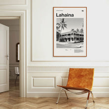 Lahaina Print  Lahaina Poster  Lahaina Wall Art  Mid Century Poster  Travel Print Art  Hawaii 1582263100