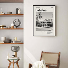 Lahaina Print  Lahaina Poster  Lahaina Wall Art  Mid Century Poster  Travel Print Art  Hawaii 1582263100