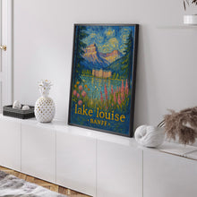 Lake Louise Banff Poster, Landscape Wall Art Canada Travel Decor for Home and Office Canadian Rockies Travel Art, Nature Inspired Home Decor