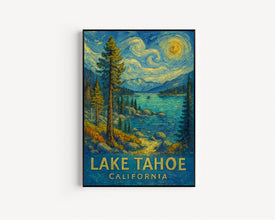 Lake Tahoe National Park Print Wall Art, Lake Tahoe Poster, Tahoe National Park Wall Art, Tahoe Travel Print, Travel Gift