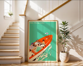 Lake Winnipesaukee Vintage Travel Poster (Digital Download) Printable 787761105