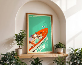 Lake Winnipesaukee Vintage Travel Poster (Digital Download) Printable 787761105