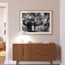 Lamar Jackson Poster, Fan Poster, NFL,  Black and White Wall Art, Sport Poster, Photograph Prints,American Football Gift, Sport Decor 1814989402