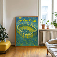 Lambeau Field Print – Home of the Green Bay Packers, Office Print, Games Room Print, Bedroom Print, Basement Print