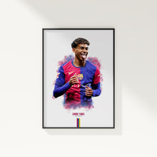 Lamine Yamal FC Barcelona Poster La Liga Football Wall Art 1884387745