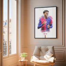 Lamine Yamal FC Barcelona Poster La Liga Football Wall Art 1884387745