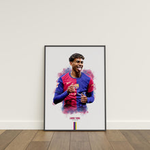 Lamine Yamal FC Barcelona Poster La Liga Football Wall Art 1884387745