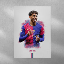Lamine Yamal FC Barcelona Poster La Liga Football Wall Art 1884387745