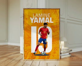 Lamine Yamal Poster, Spain National Team, Soccer Wall Art Sport Poster 1719274866