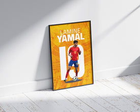 Lamine Yamal Poster, Spain National Team, Soccer Wall Art Sport Poster 1719274866