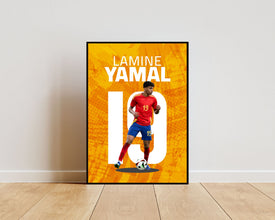 Lamine Yamal Poster, Spain National Team, Soccer Wall Art Sport Poster 1719274866