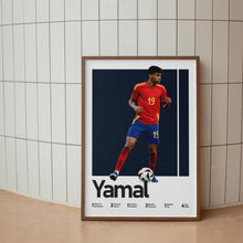 Lamine Yamal Spain Football Poster, Spanish National Print, Young Star Soccer Art 1746796039