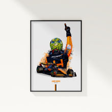 Lando Norris 2024 McLaren Poster F1 Wall Art 1734846776