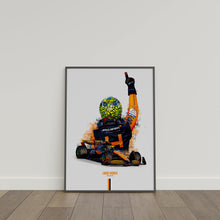 Lando Norris 2024 McLaren Poster F1 Wall Art 1734846776