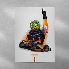 Lando Norris 2024 McLaren Poster F1 Wall Art 1734846776