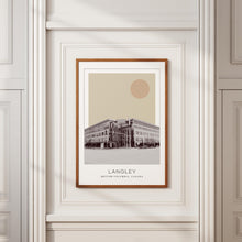 Langley Poster Print, Langley Travel Poster, Langley Minimalistic Wall Art, Langley, British Columbia, Canada 1868247444