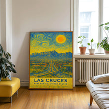 Las Cruces Poster Print, Las Cruces Travel Poster, Las Cruces Van Gogh Style Wall Art, Las Cruces, New Mexico, United States