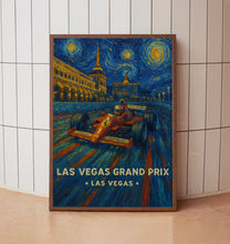 Las Vegas Grand Prix Poster – Thrilling Formula 1 Night Race with Iconic Casino Skyline1