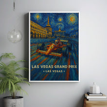 Las Vegas Grand Prix Poster – Thrilling Formula 1 Night Race with Iconic Casino Skyline1