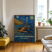 Las Vegas Grand Prix Poster – Thrilling Formula 1 Night Race with Iconic Casino Skyline1